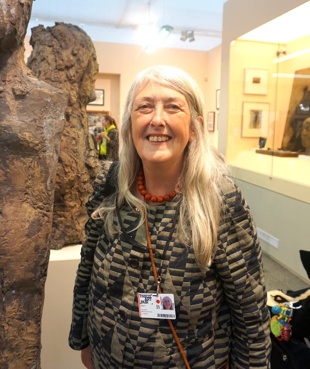 Professor Mary Beard at Frieze in London, October 2017