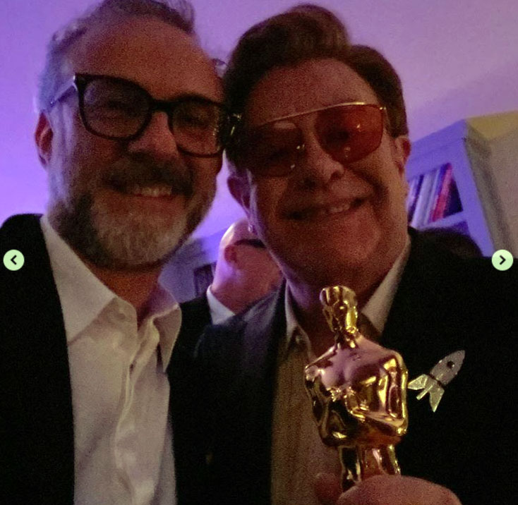 Massimo Bottura and Elton John