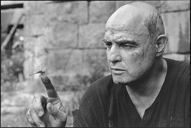 Marlon Brando on the set of Apocalypse Now, 1976, by Mary Ellen Mark