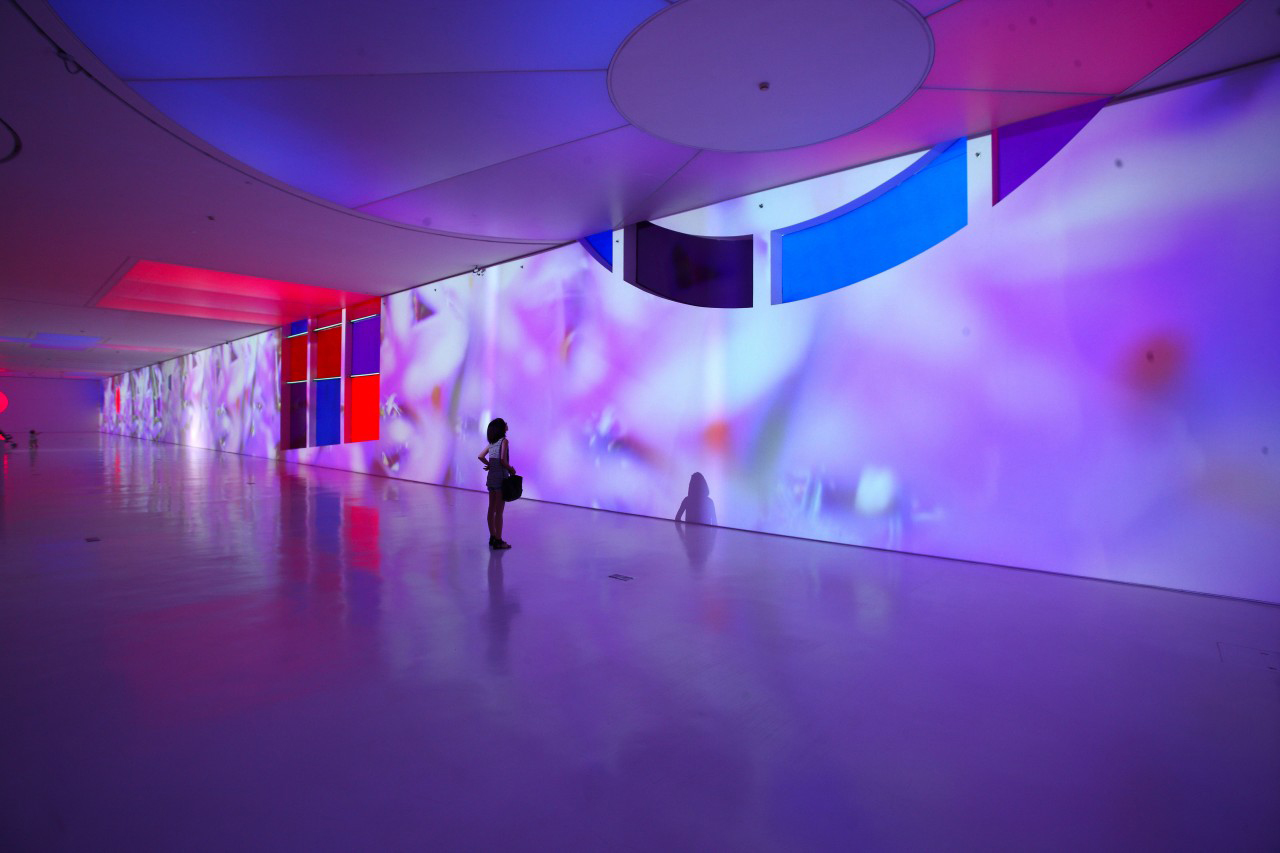 Mercy Mercy (2013) by Pipilotti Rist, from Gentle Wave in Your Eye Fluid at the Times Museum, Guangzhou