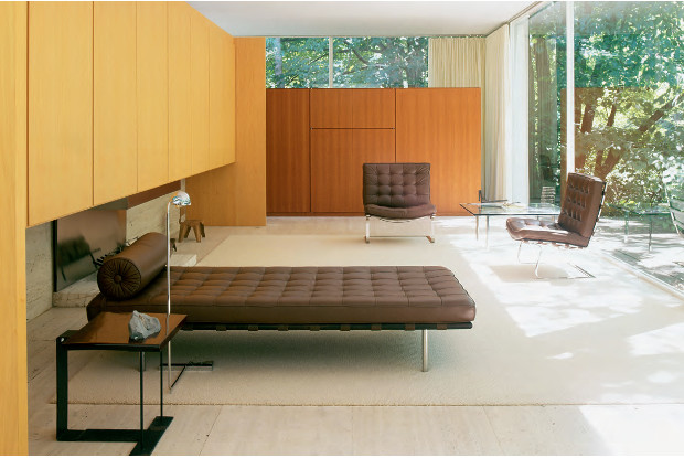 The Farnsworth House by Mies van der Rohe, as featured in Elemental Living