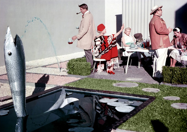 Modern life is rubbish: a still from Mon Oncle (1958), featuring Jacques Tati, as featured in the French Pavilion at this year's 2014 Venice Architecture Pavilion