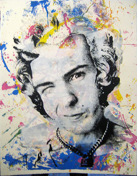 Another of Mr Brainwash's Sid Vicious pictures