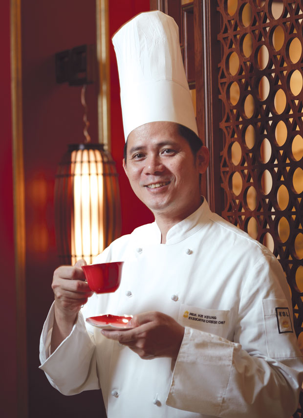 Chek Mok Kit Keung of Shang Palace at the Shangri-La Kowloon Hotel in Hong Kong
