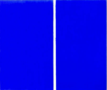 Onement VI (1953) by Barnett Newman, as reproduced in 30,000 Years of Art
