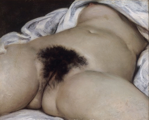 The Origin of The World (1866) by Gustave Courbet. © RMN-Grand Palais (Musée d'Orsay)