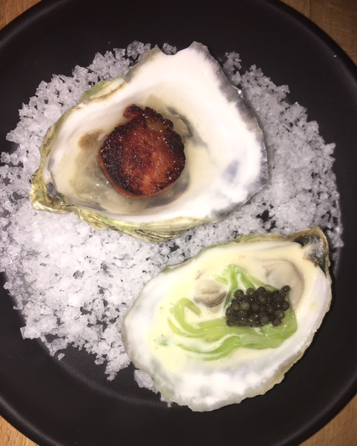 Harris's oysters at The Four Horsemen