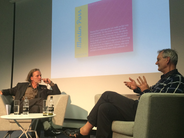 Martin Parr and Paul Lowe in conversation at LCC