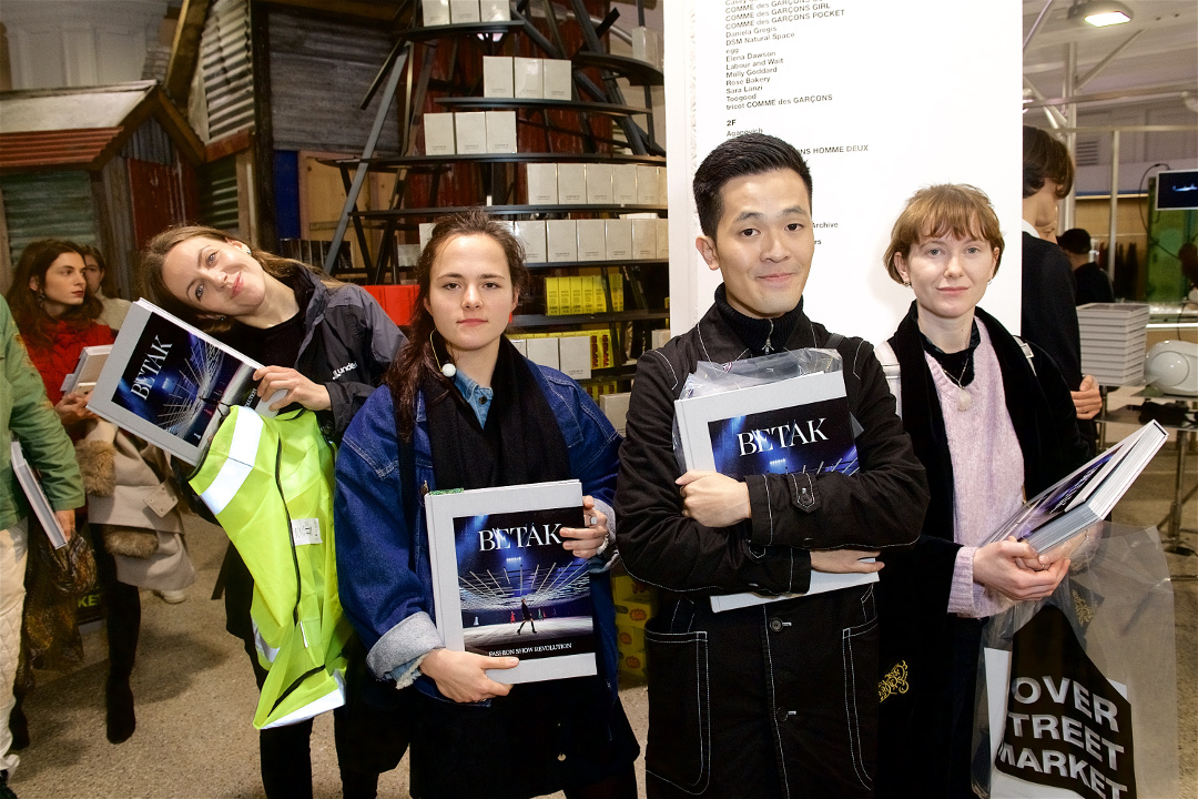 Betak fans at Dover Street Market in London last night. All photos by James Mason