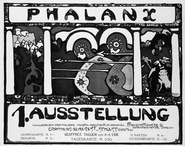 Phalanx - Wassily Kandinsky, Phalanx Exhibition (1901)