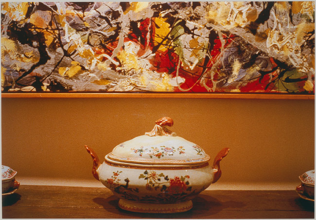 Pollock and Tureen, Arranged by Mr and Mrs Burton Tremaine, Connecticut (1984) by Louise Lawler
