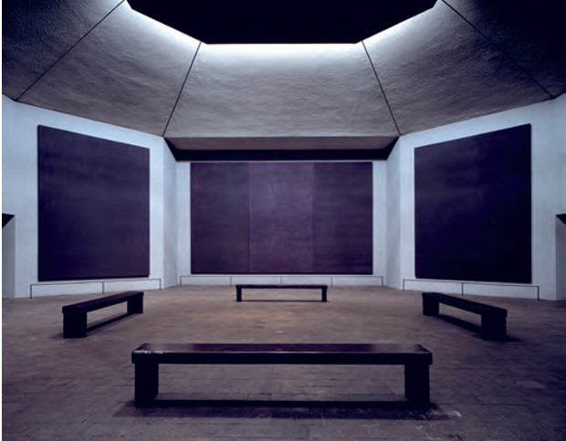 The Rothko Chapel, as reproduced in Chromaphilia