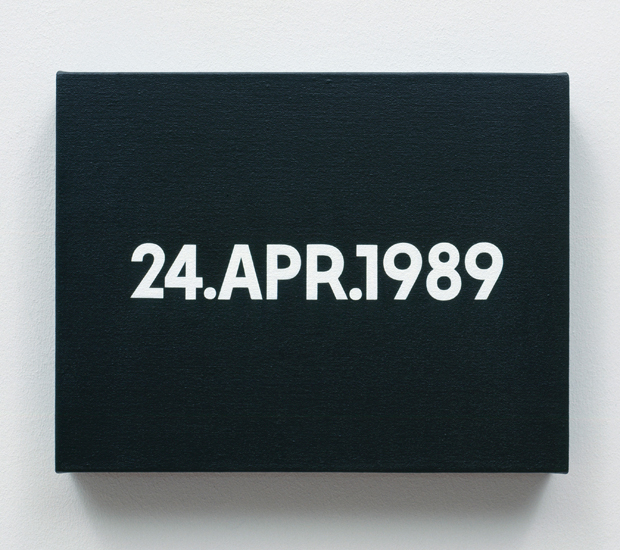 On Kawara, 24 APR 1989 (1989) - from the Today series