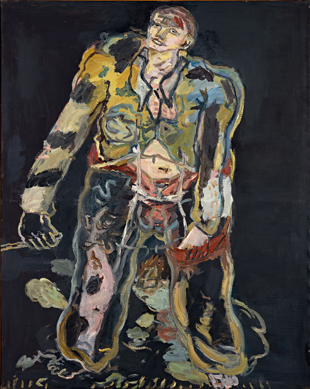 Georg Baselitz Rebel (Rebell) , 1965 Oil on canvas 162 x 130 cm Tate: Acquired 1982, London © Georg Baselitz, 2017 Photo: Friedrich Rosenstiel, Cologne