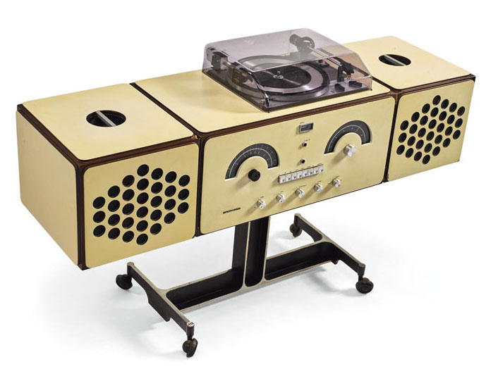 Pier Giacomo and Achille Castiglioni, Brionvega Radiophonograph, model no. RR 126, 1965. From the collection of David Bowie. Estimate £800–1,200. Image courtesy of David Bowie