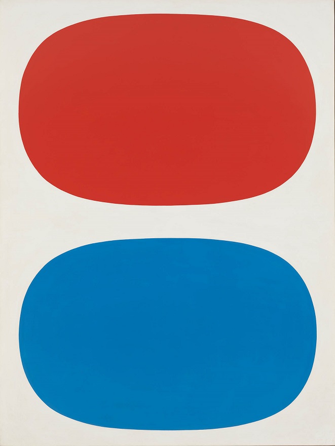 Ellsworth Kelly (1923-2015) Red, White and Blue, 1961 Oil on linen 88 1/4 x 66 9/16 in. (224.2 x 169.1 cm) Whitney Museum of American Art, New York Gift of Betty Parsons 70.1582 © Ellsworth Kelly