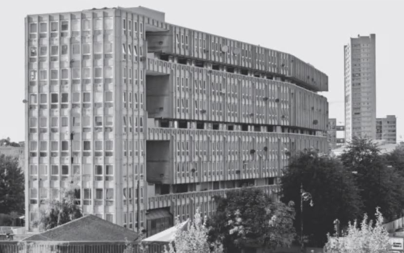 Robin Hood Gardens, London, UK, 1972, by Alison and Peter Smithson