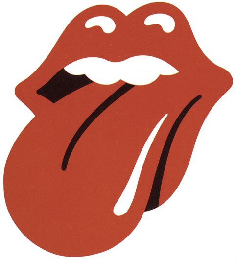 The Rolling Stones logo, 1971, by John Pasche