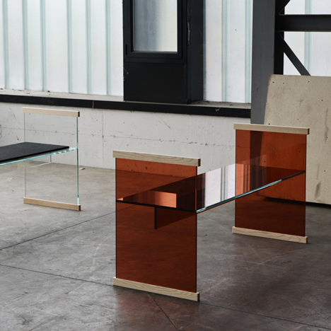 The Bouroullec's Diapositive collection for Glas Italia