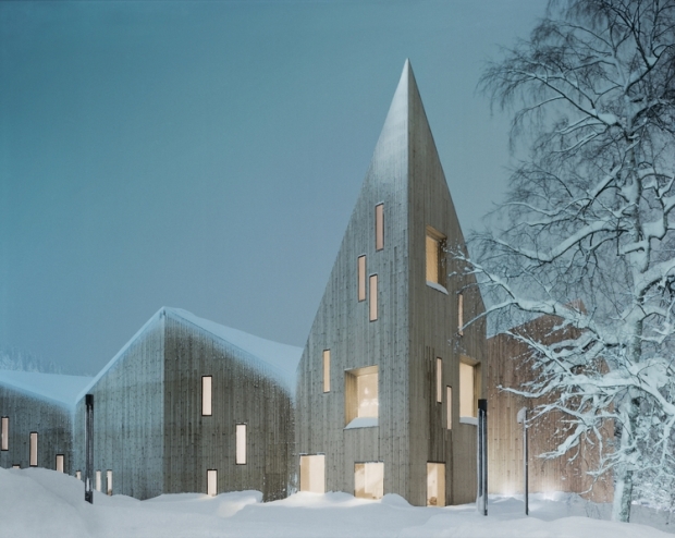Romsdal Folk Museum by Reiulf Ramstad Architects. Illustration by Erik Hattrem and RRA.