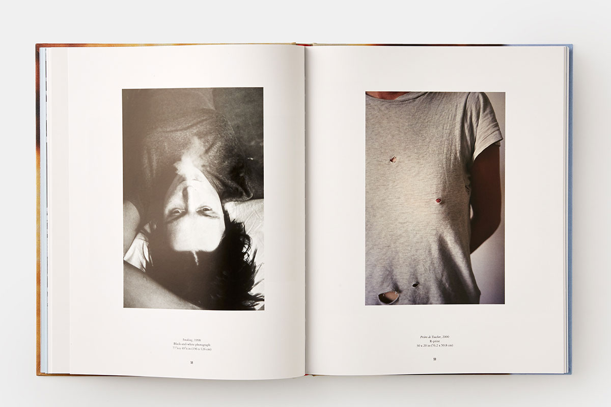 A spread from our New Museum Sarah Lucas book Au Naturel