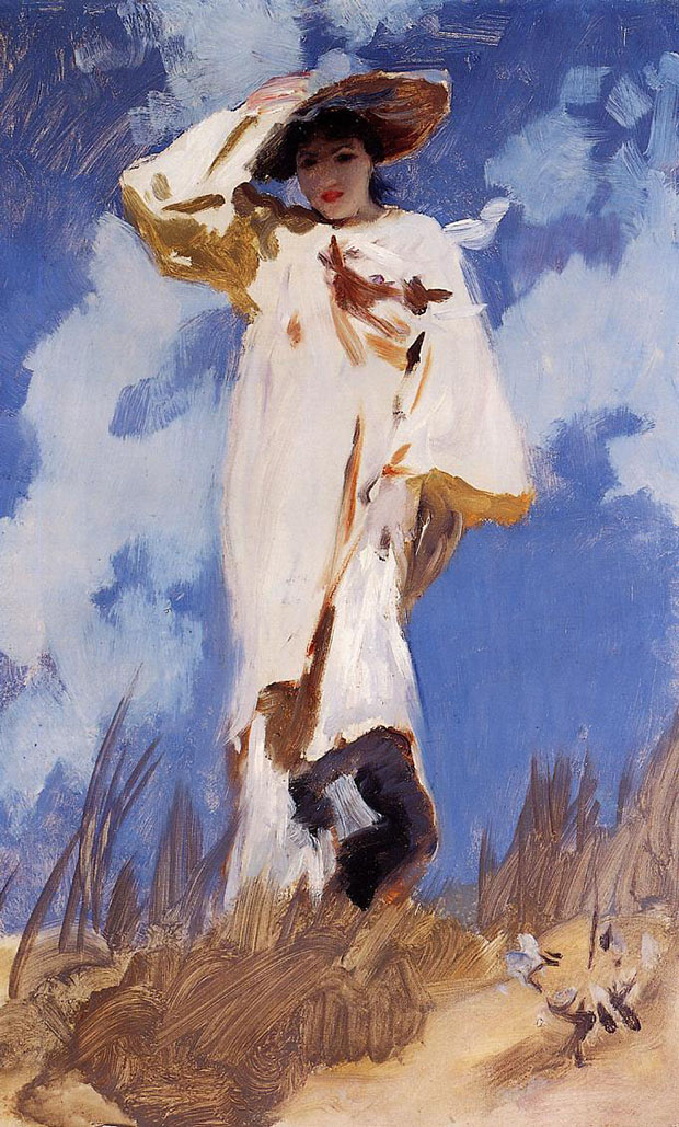 A Gust of Wind (1887) by John Singer Sargent