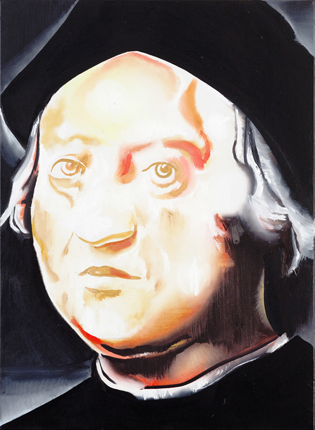 Christopher Columbus II (2014) by Wilhelm Sasnal. Copyright the artist, courtesy Sadie Coles HQ, London