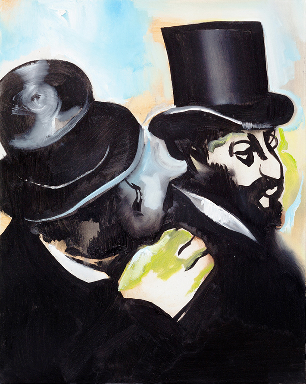 Jews (after Degas) (2014) by Wilhelm Sasnal. Copyright the artist, courtesy Sadie Coles HQ, London