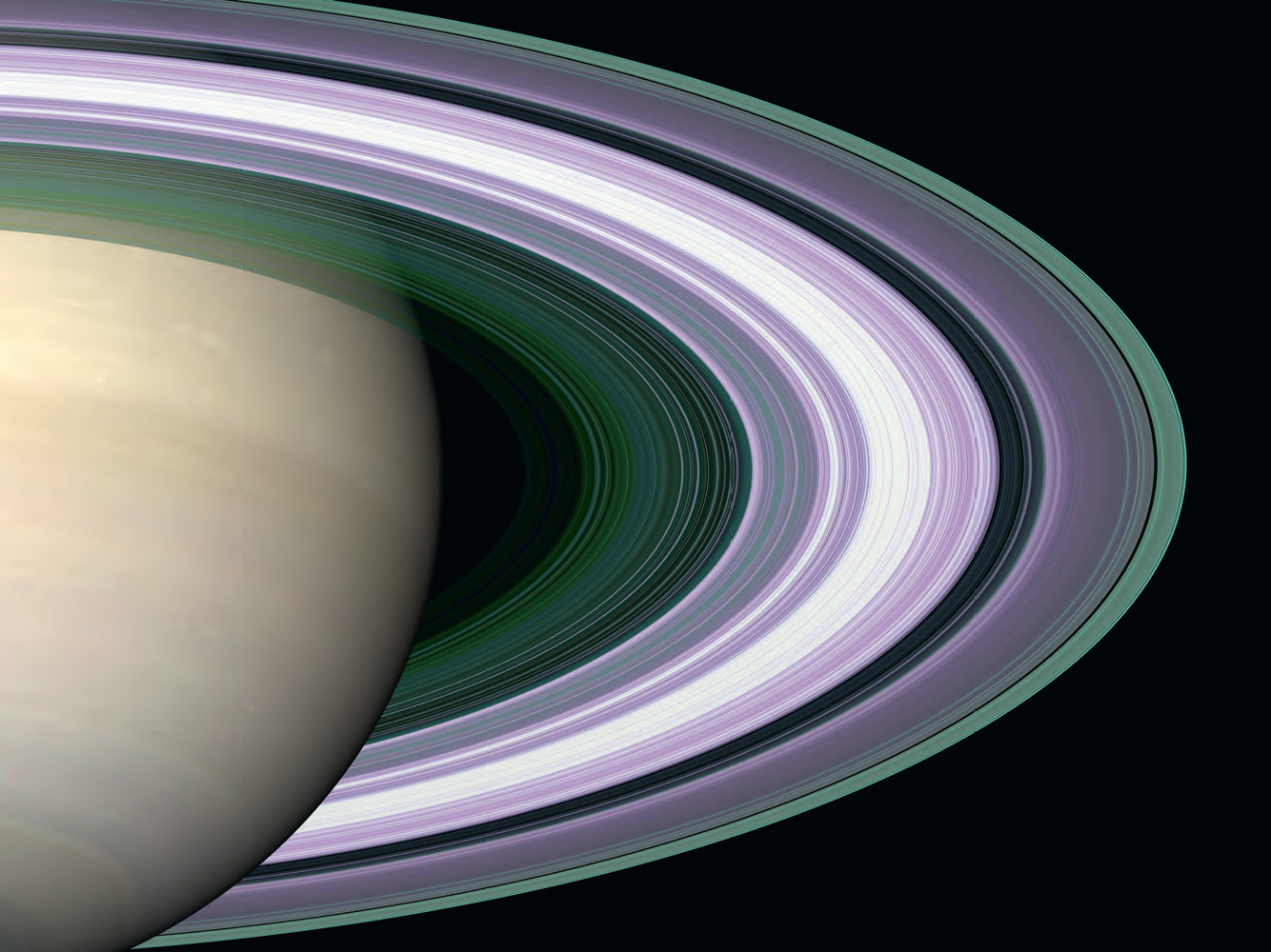 Radio Occultation: Unravelling Saturn’s rings 2005, image courtesy of Nasa, JPL