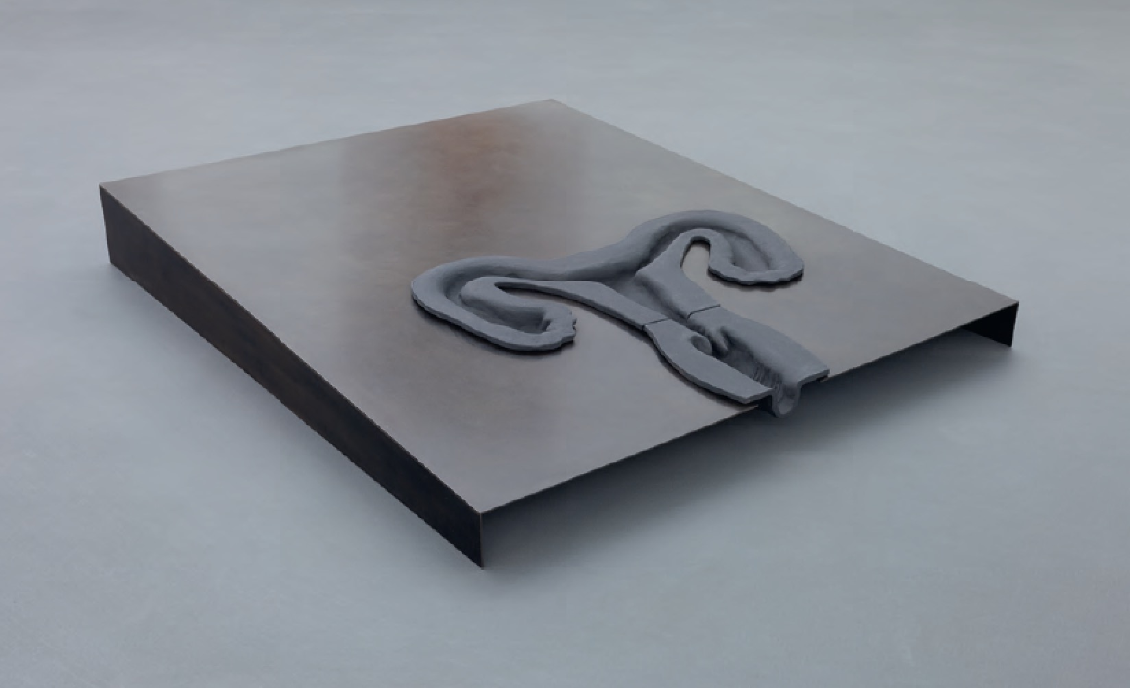 Process, 2015 Sheet steel, ceramic - Alisa Baremboym
