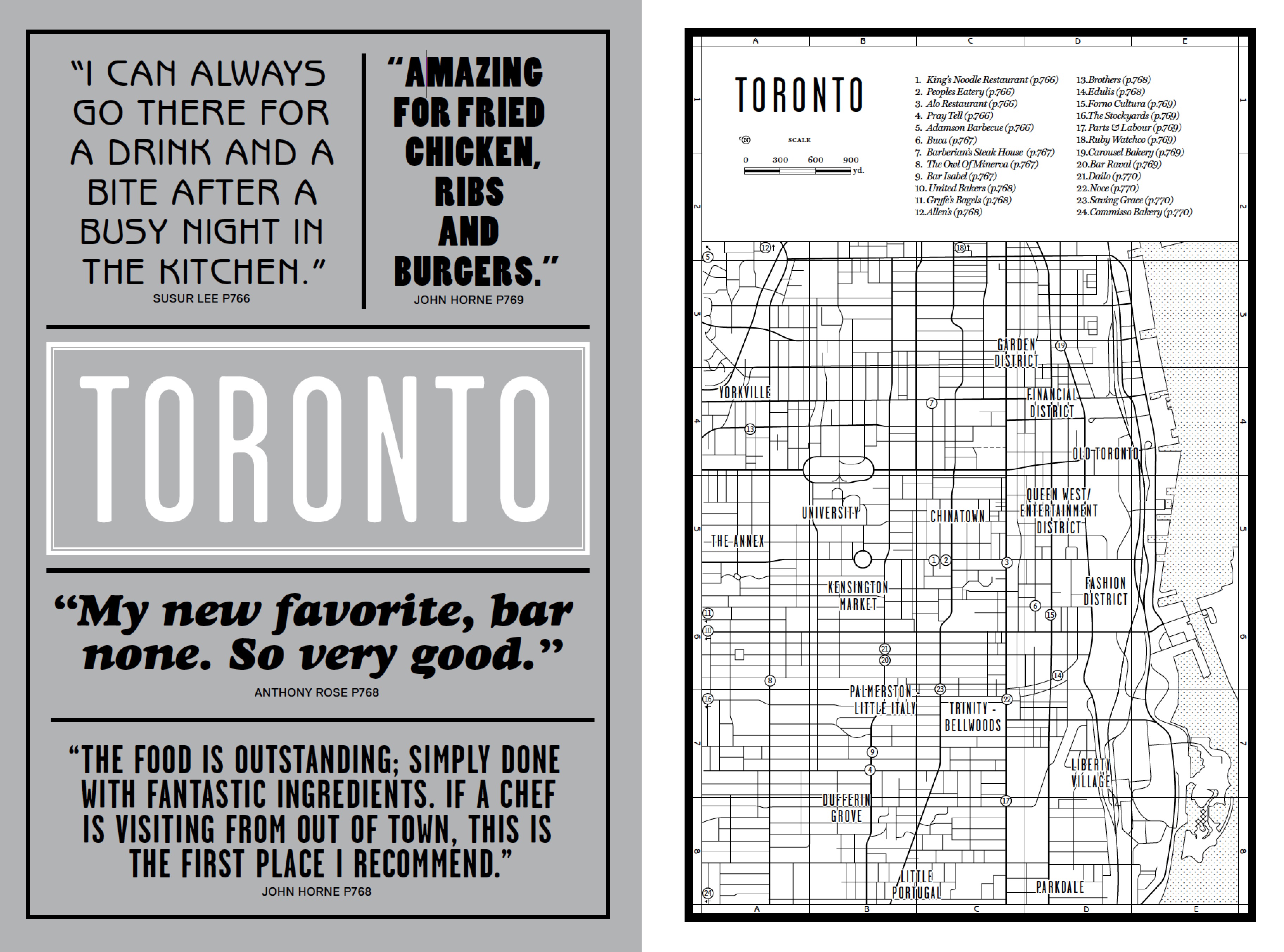 The Toronto introduction from our new book Where Chefs Eat