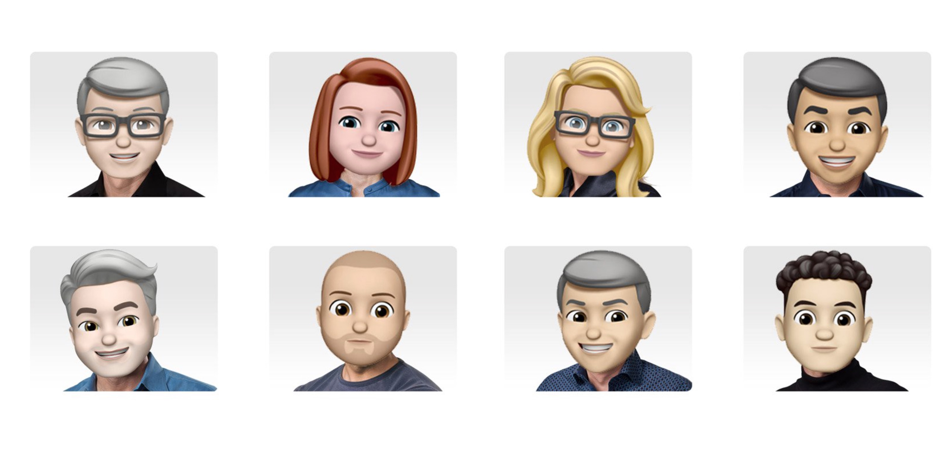 Apple released a set of senior management emojis to mark World Emoji Day