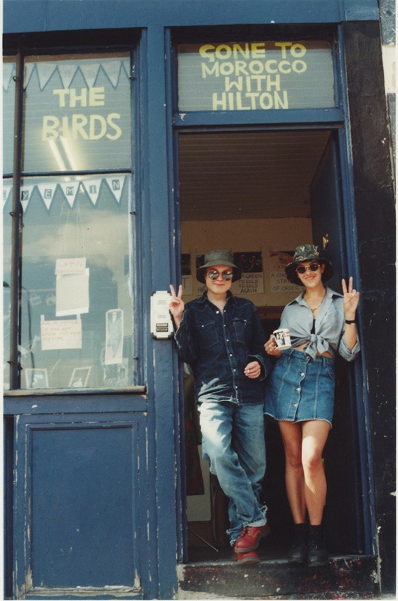 Sarah Lucas and Tracey Emin at The Shop in 1993