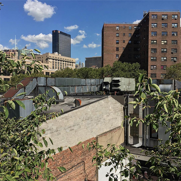 The High Line, New York by Stephen Shore. Image courtesy of Stephen Shore's Instagram