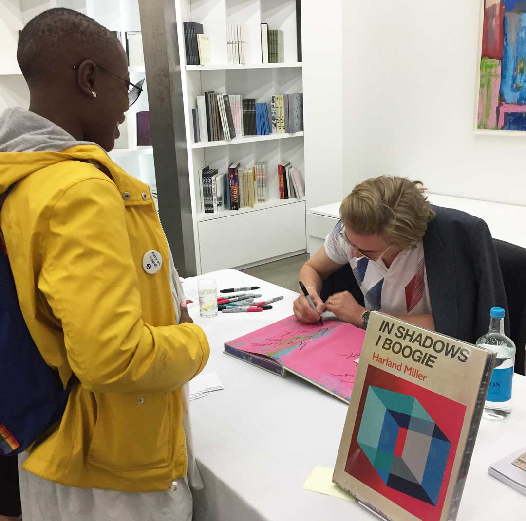 Harland Miller signing at White Cube