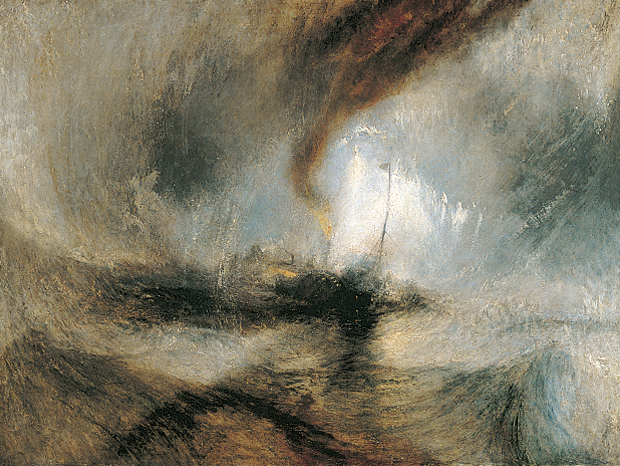 Snow Storm - Steam-Boat off a Harbour’s Mouth (1842) by JMW Turner