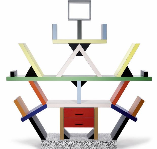 Carlton, designed in 1981 by Ettore Sottsass. Estimate: £5,000 - £7,000. From our Sottsass book