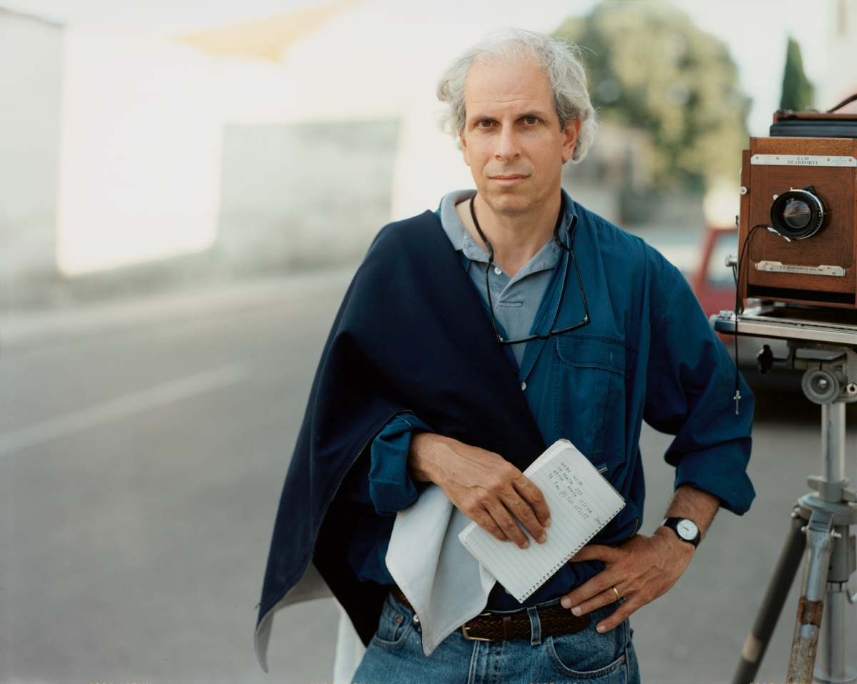 Stephen Shore with his large-format camera
