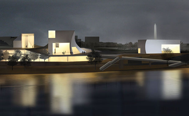 Expansion for the John F Kennedy Center for the Performing Arts in Washington DC - Steven Holl