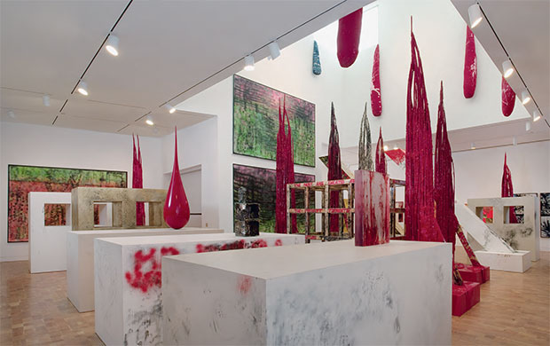Sterling Ruby - Exhibition View, Supermax 2008, Museum of Contemporary Art, Los Angeles, 2008