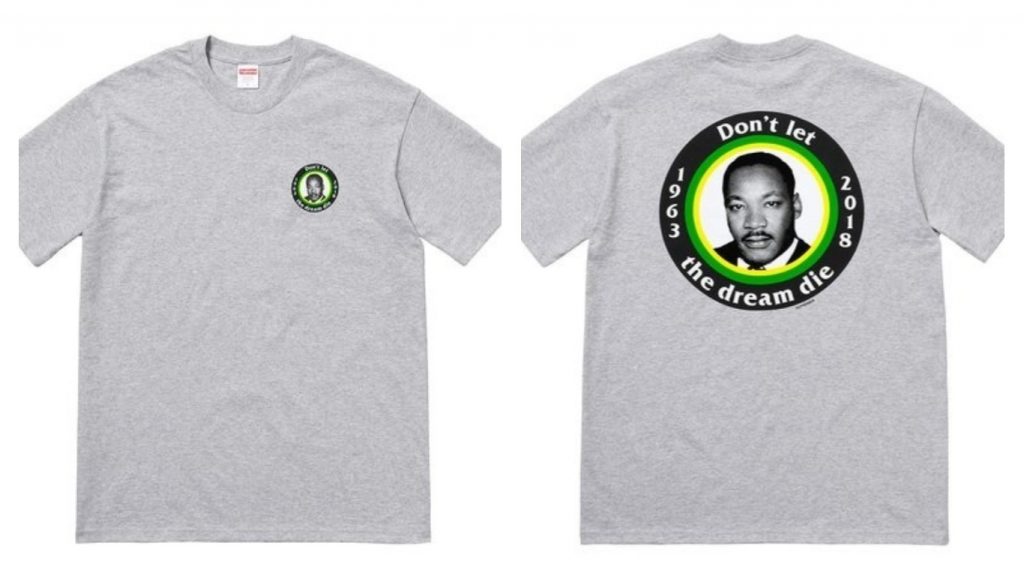 Supreme's Martin Luther King teeshirt