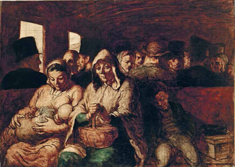 The Third-Class Carriage (c. 1862–64) by Honoré Daumier - as featured in The Artist Project What Artists See When They Look At Art