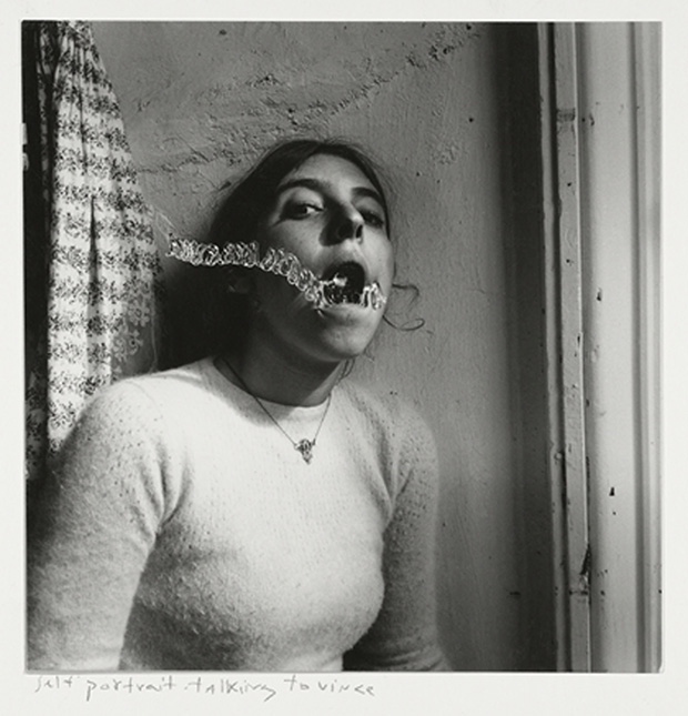 Self Portrait Talking to Vince Providence, Rhode Island, 1977, by Francesca Woodman. Copyright George and Betty Woodman. From On Being an Ange