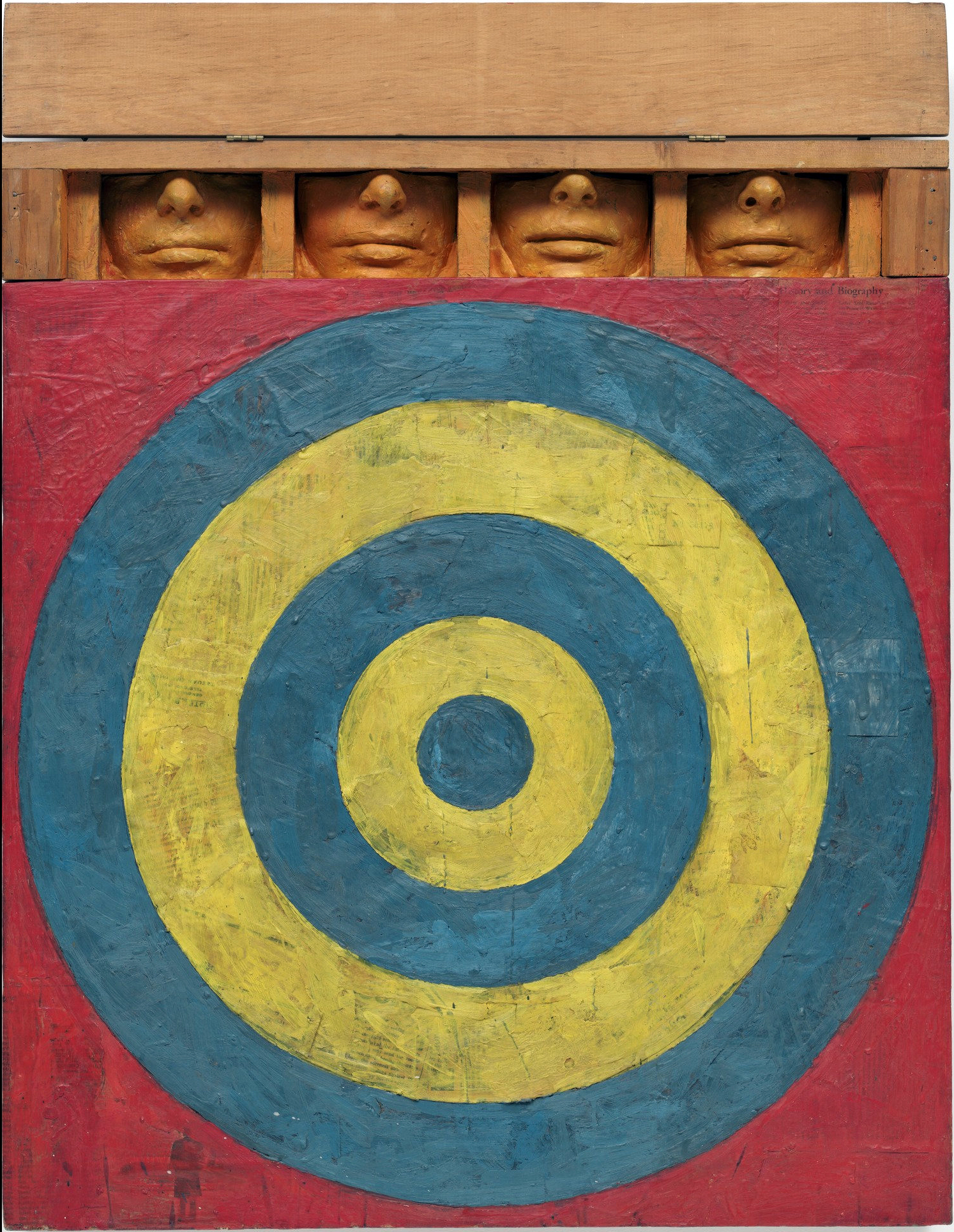 Target with Four Faces (1955) by Jasper Johns. As reproduced in our Phaidon Focus book