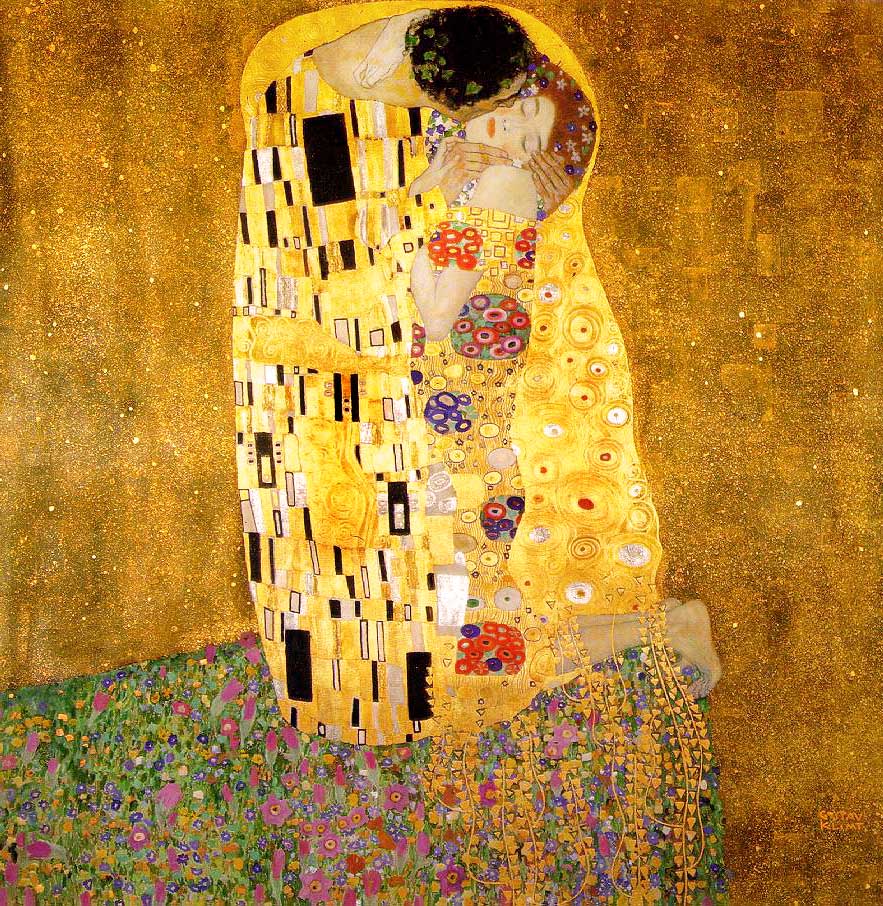 The Kiss (1908-1909) by Gustav Klimt