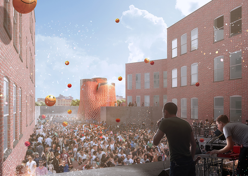 Hy-Fi (2014) by The Living, winner of MoMA PS1's Young Architects Program