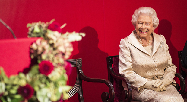Queen Elizabeth II at the Royal Academy, London. Image courtesy of the Royal Academy