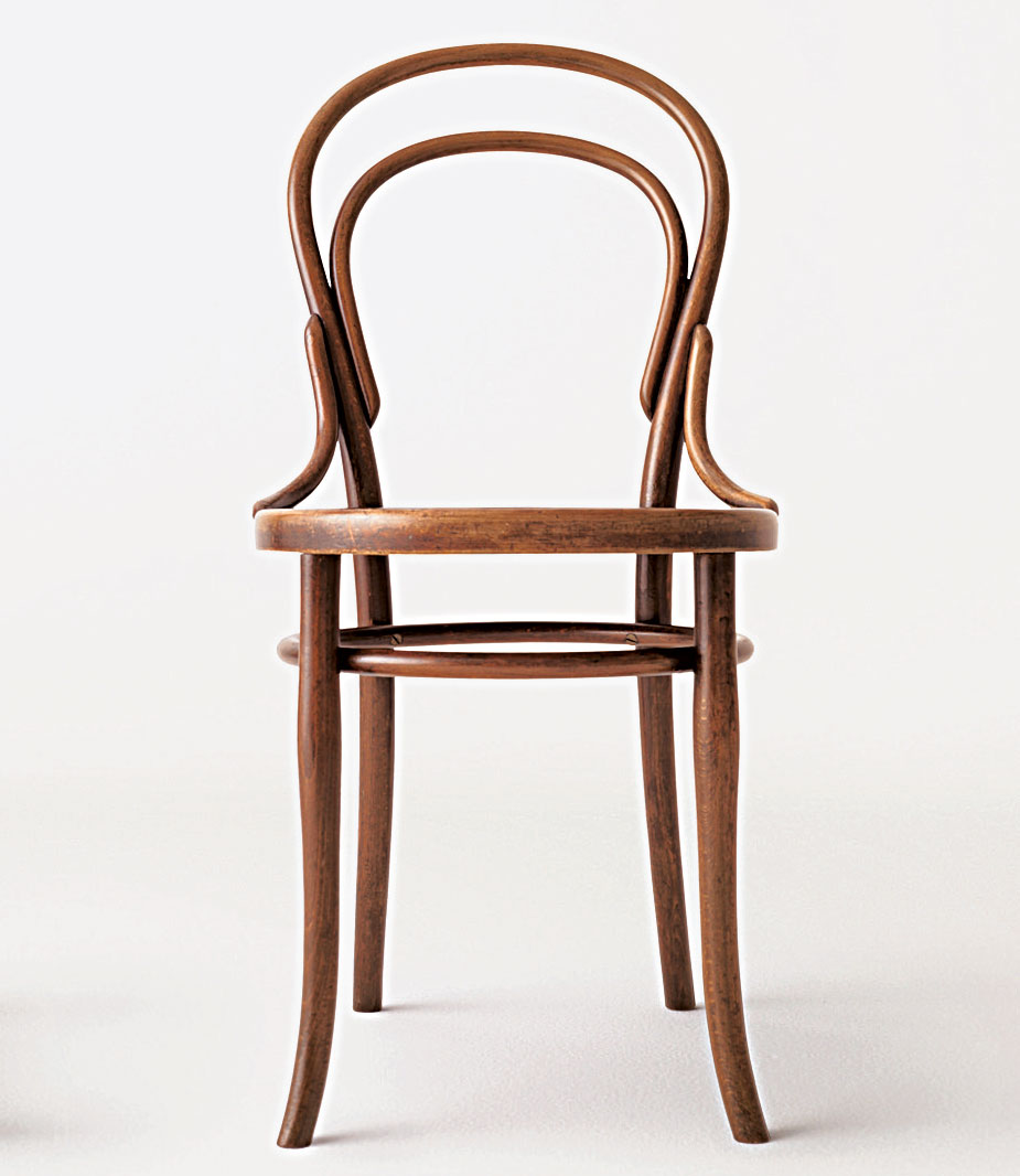 Chair No. 14, 1859, by Michael Thonet (1796–1871), from Chair: 500 Designs that Matter