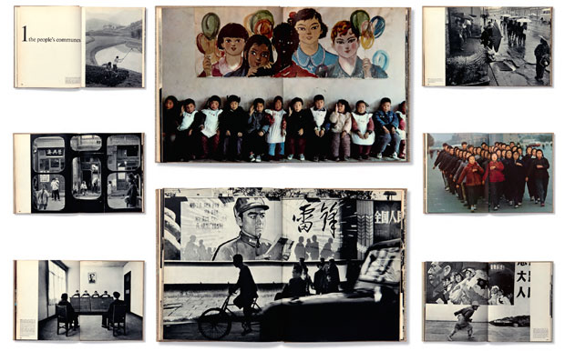 Spreads from The Three Banners of China by Marc Riboud, from Magnum Photobook: The Catalogue Raisonné