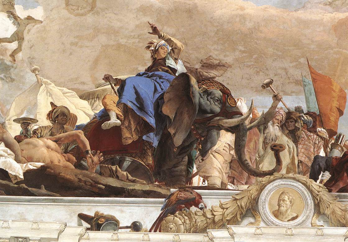 Asia, from Apollo and the Four Continents (1752–3) by Giambattista Tiepolo. Image courtesy of Wikimedia Commons
